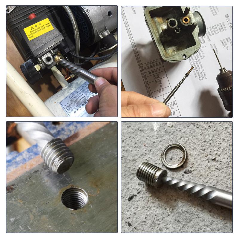 11-delige schroefuitdraaierset van chroom-vanadium, geschikt voor beschadigde schroeven, robuuste constructie, veelzijdig.