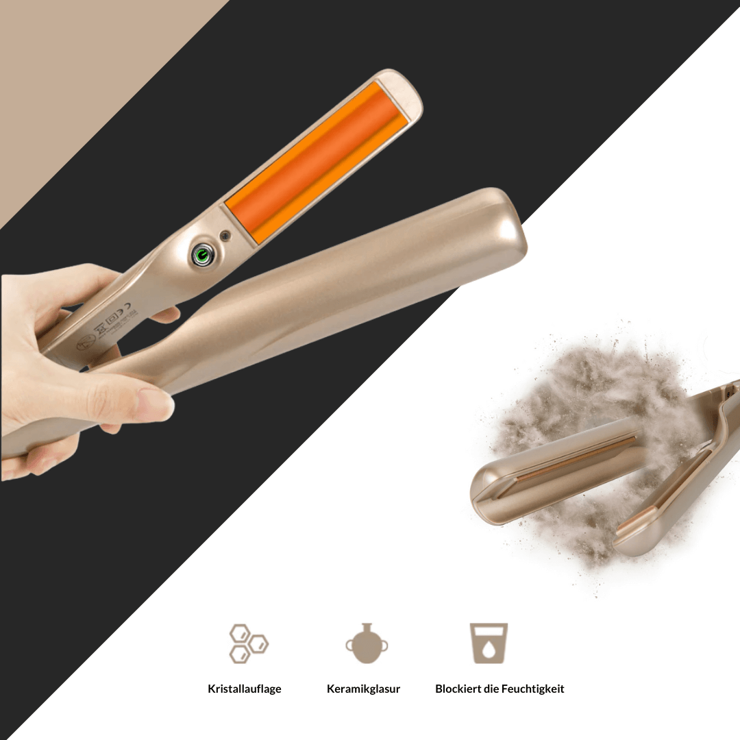 2-in-1 Hairstyler: Krullen & Glans met één Apparaat