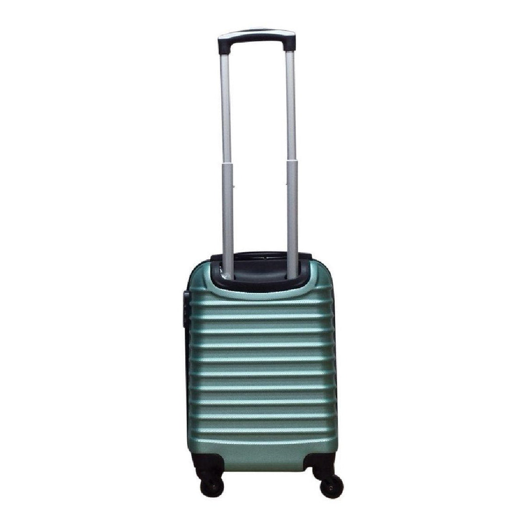Complete 2-delige ABS koferset. Een harde reiskoffer voor lange vakanties en een voor weekendje weg.