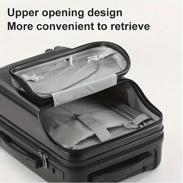 Handige handbagagekoffer met bekerhouder en USB-poort. Met TSA-slot en soepele wielen voor elke trip.