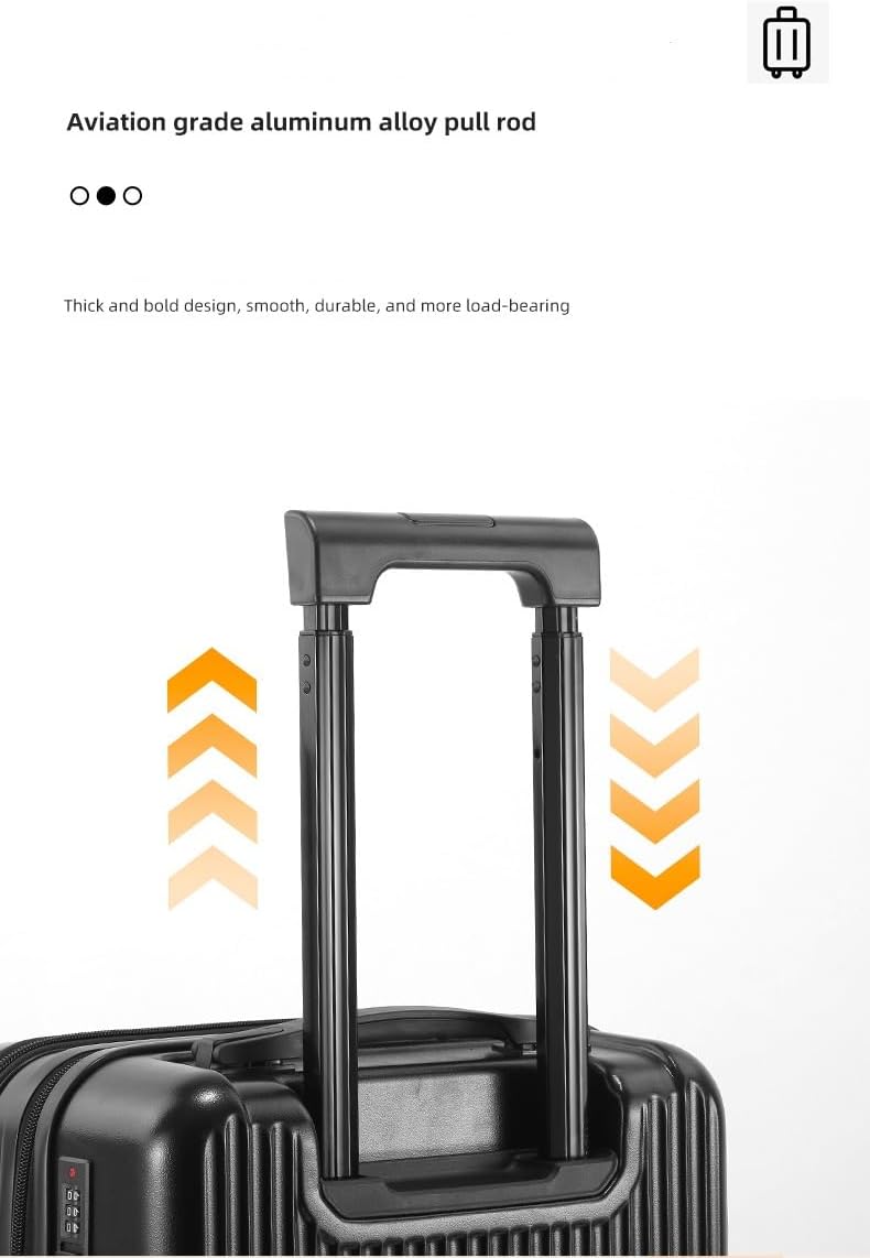 Slimme harde handbagagekoffer: 20 inch, bekerhouder, USB-poort en TSA-slot. Optimale functionaliteit onderweg.