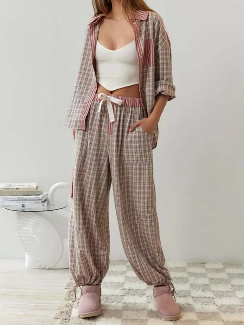 Dames 2-delige Pyjama Set