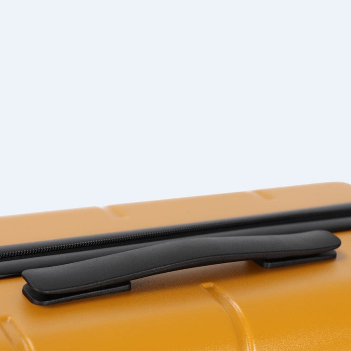 Set duurzame reiskoffers, 3 stuks, hardcase met 4 dubbele wielen voor stabiliteit.