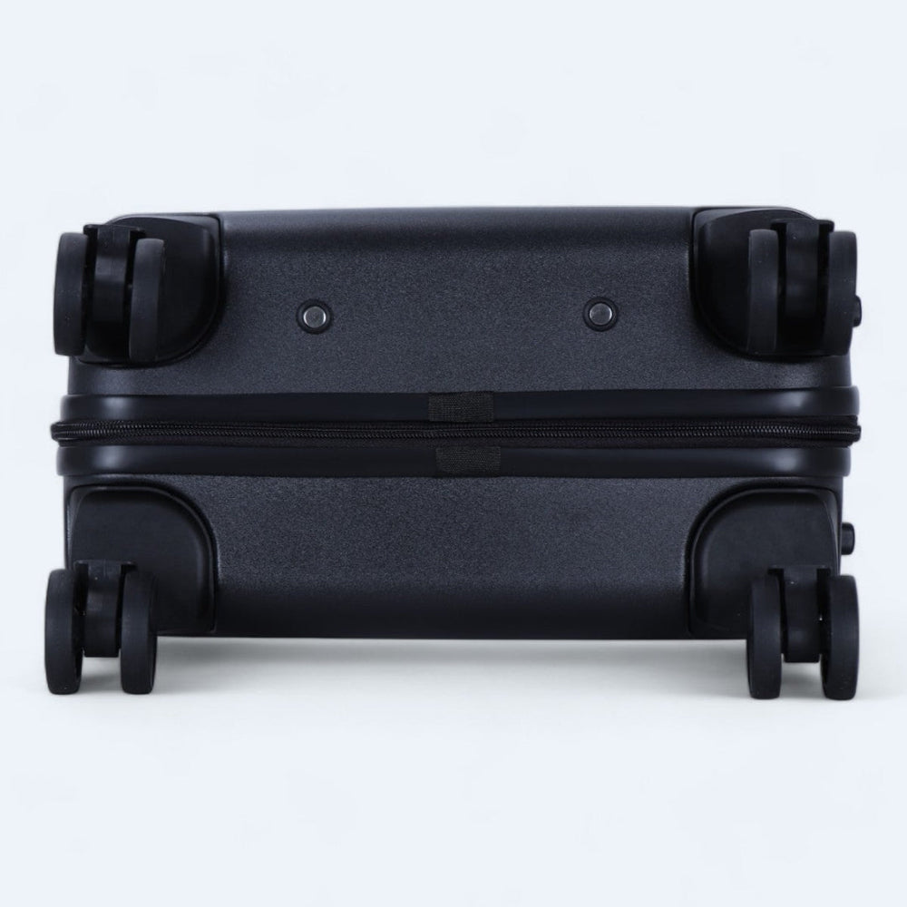 Duurzame hardcase kofferset met 4 soepele wielen, perfect voor elke vakantie of stedentrip.