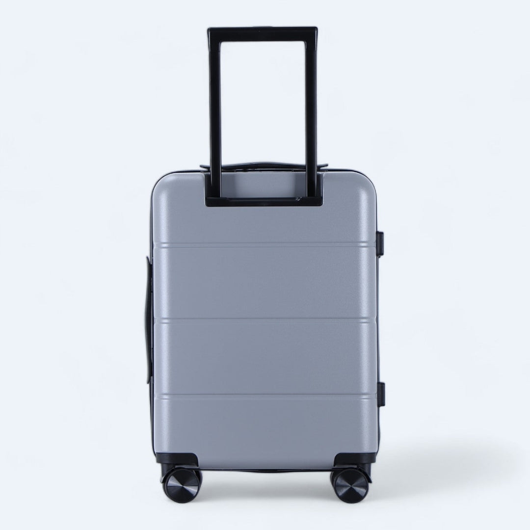 De perfecte 3-delige kofferset voor de moderne reiziger: Atlas Explorer design.