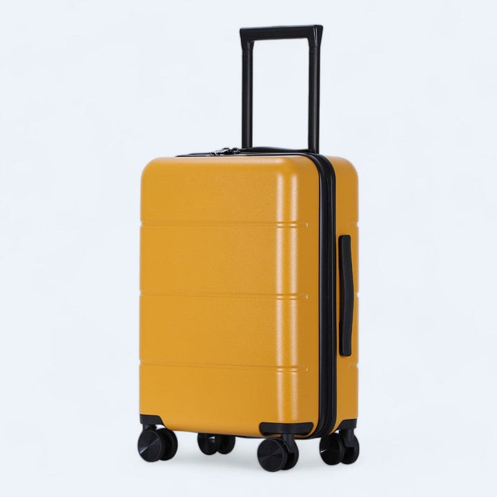 Set van 3 robuuste hardschaal koffers, geschikt voor korte weekendtrips en lange vakanties.