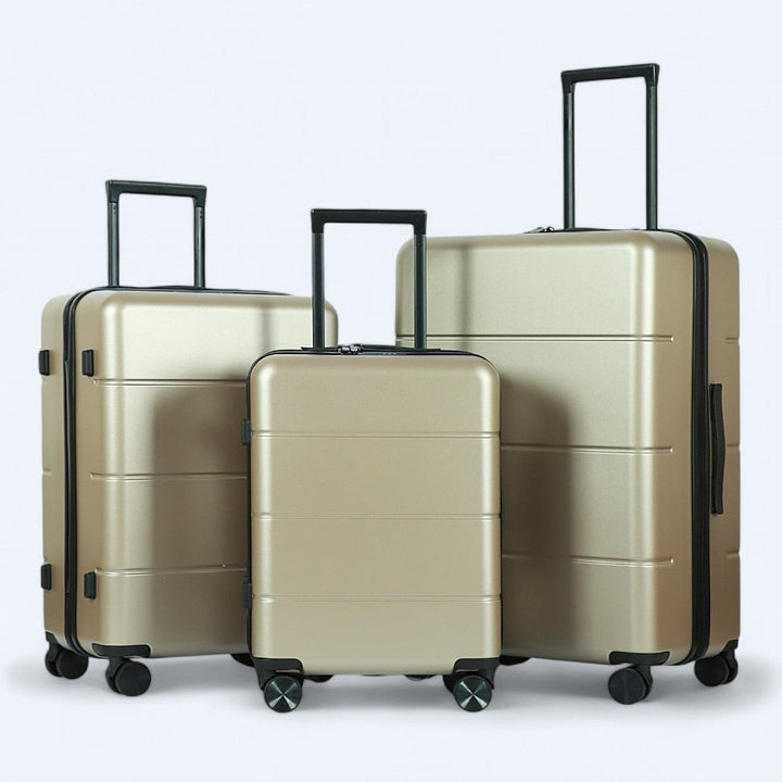 De veilige 3-delige hardcase kofferset met cijferslot, voor gemoedsrust op reis.