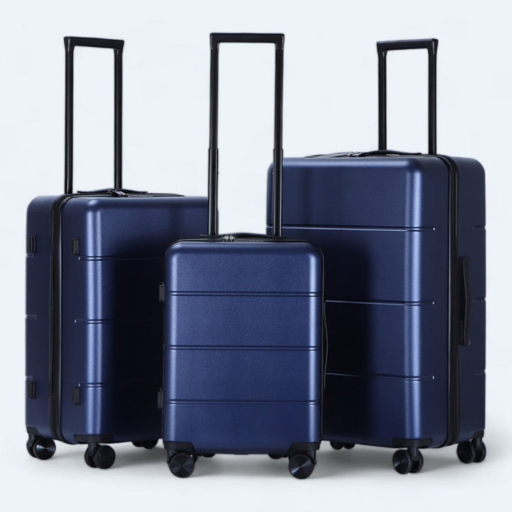 Flexibel reizen met de duurzame en veilige 3-delige Atlas Explorer kofferset.