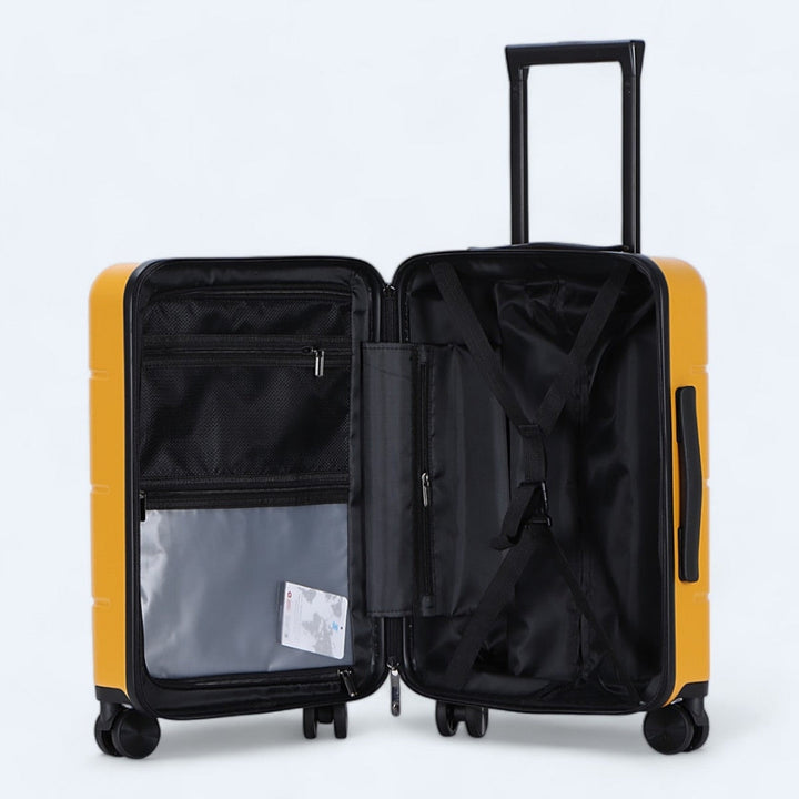 De Atlas Explorer: 3-delige lichtgewicht kofferset, ideaal voor frequent vliegen en reizen.