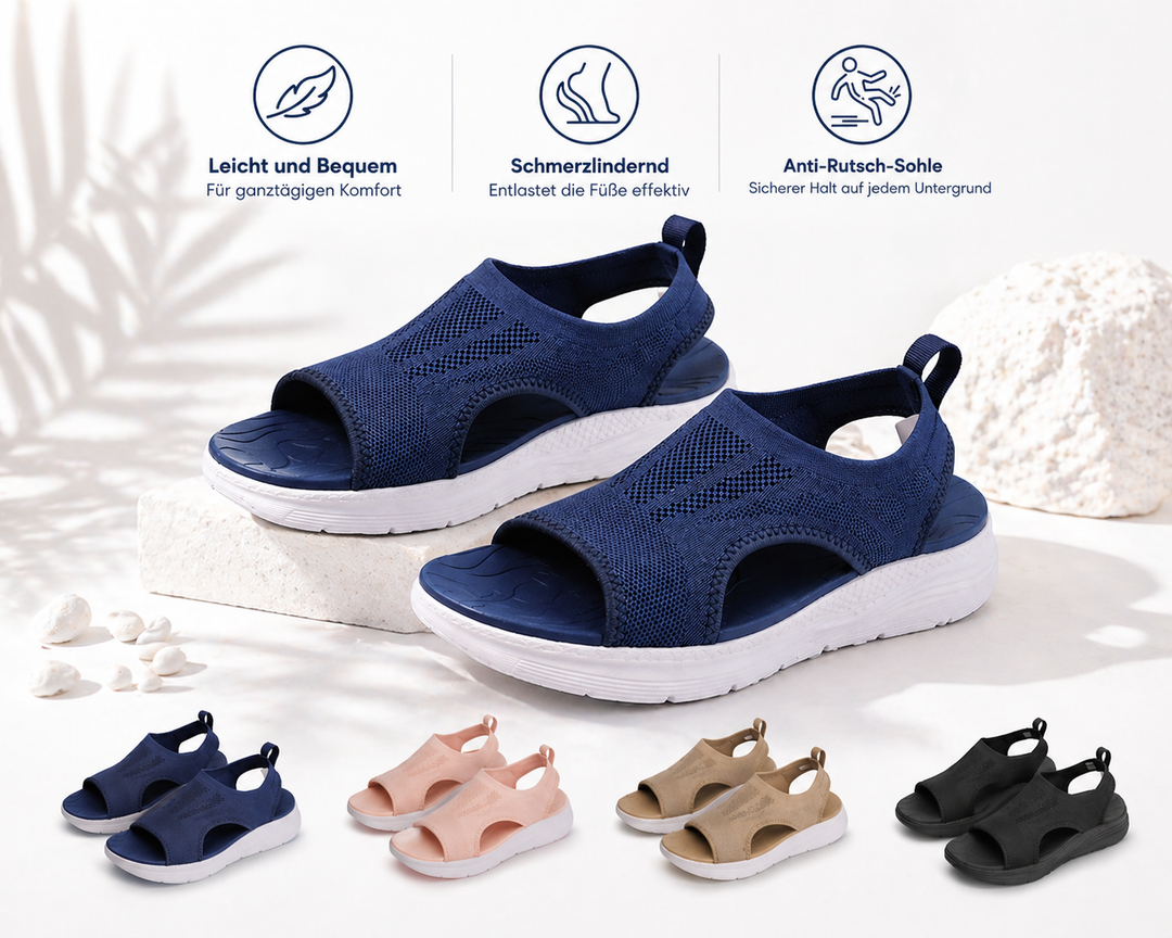 Dames Florax Ergonomische Comfort Sandalen tegen Pijn