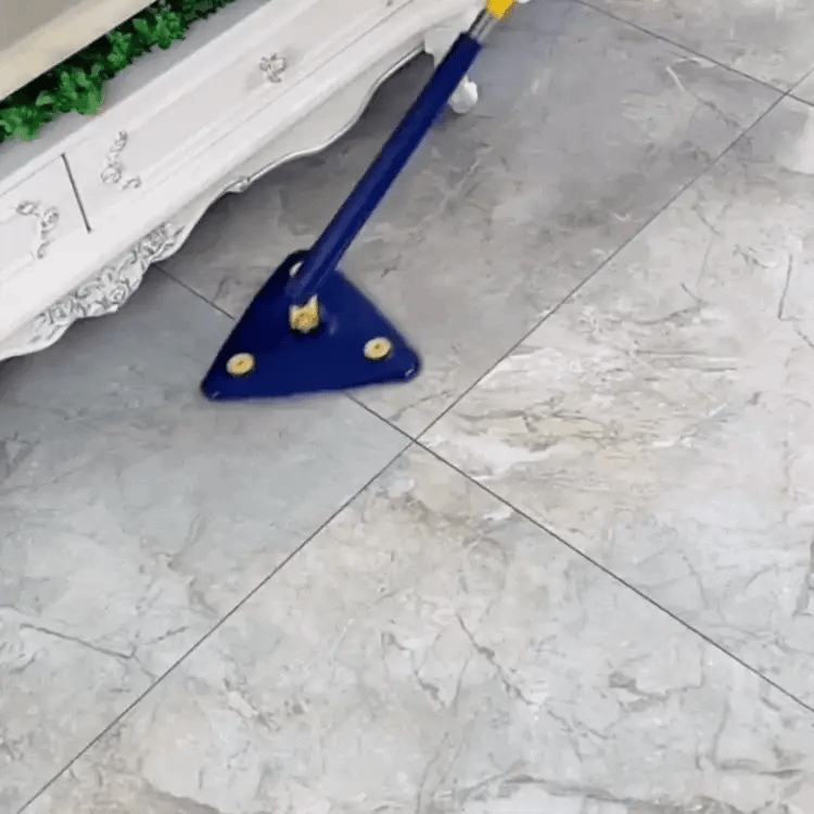 Innovatieve schoonmaak mop, 360 graden draaibaar, met ergonomische verstelbare steel voor comfort.