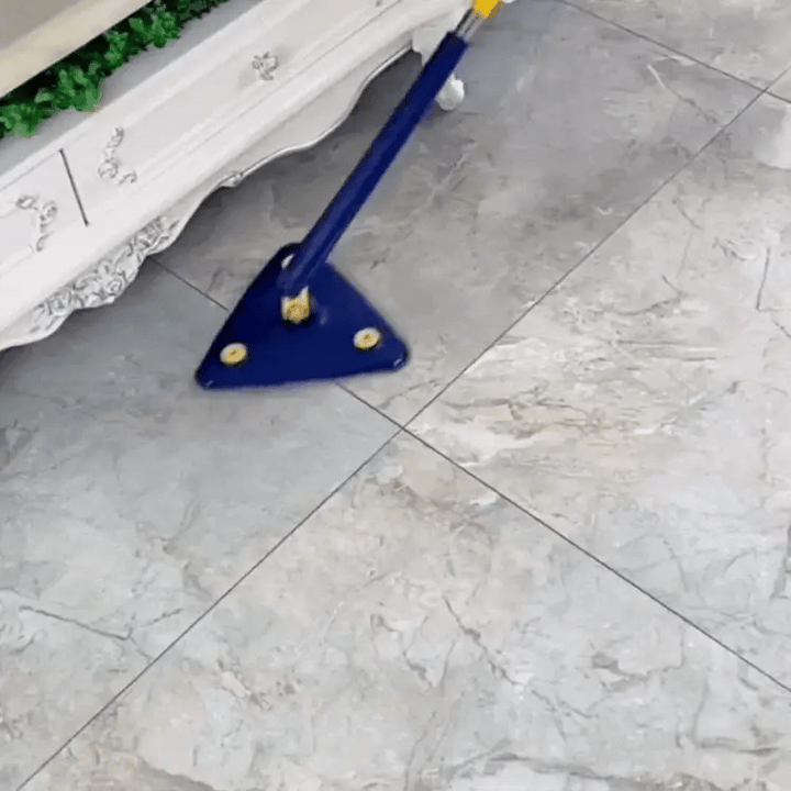 Innovatieve schoonmaak mop, 360 graden draaibaar, met ergonomische verstelbare steel voor comfort.