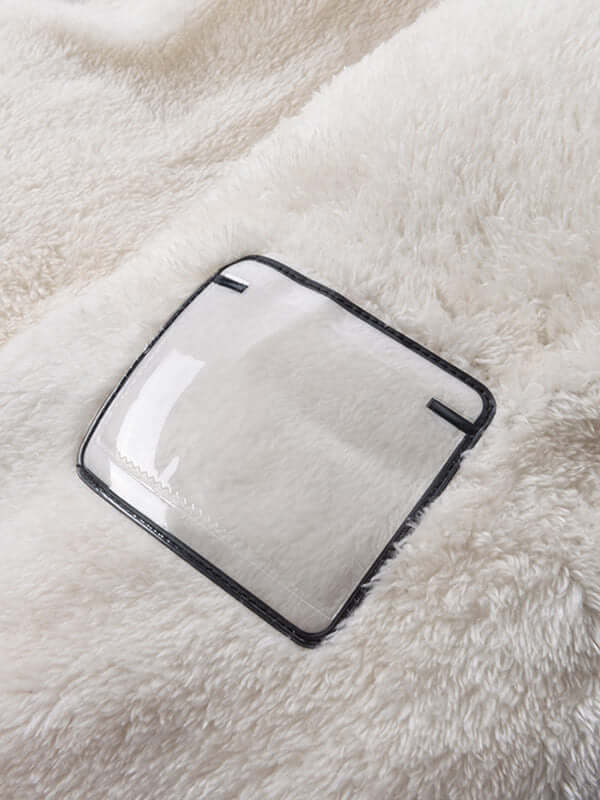 Heren gewatteerde jas met fleece voering