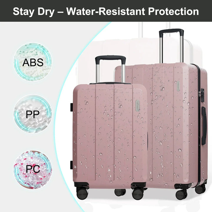 Interieur van een Barcelona Explorer hardcase reiskoffer met handige compartimenten. Ideale bagage voor georganiseerd reizen.