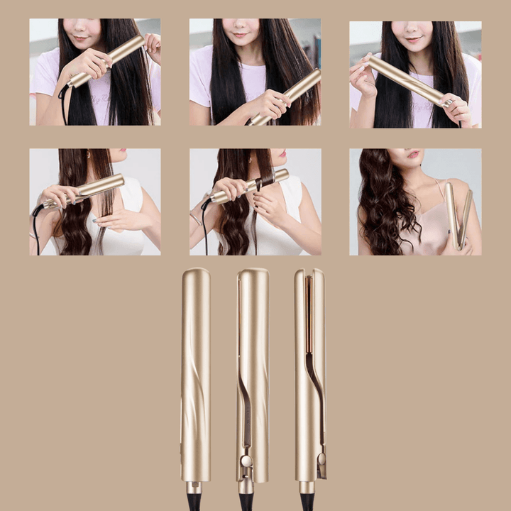 2-in-1 Hairstyler: Krullen & Glans met één Apparaat