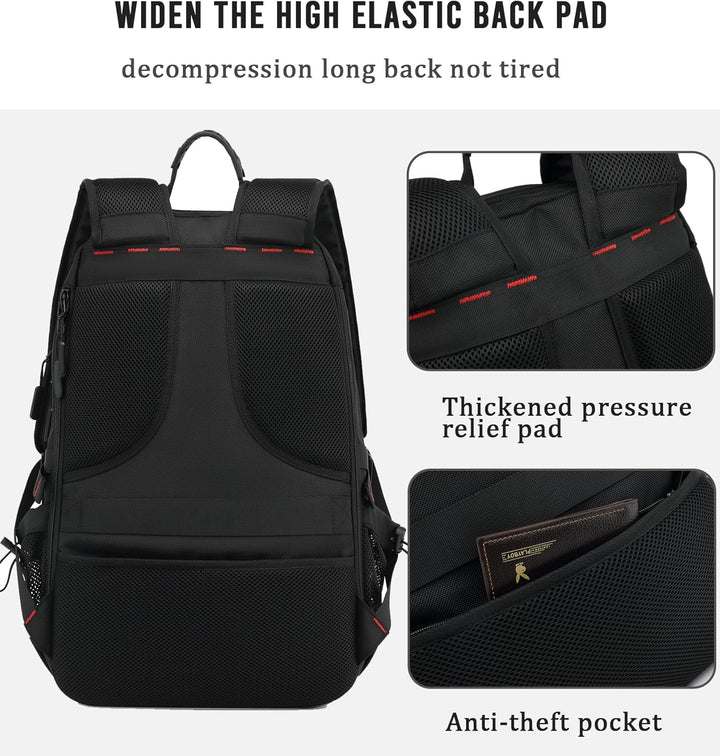 Stevige 60L waterdichte rugzak met comfortabele banden, ideaal als laptoprugzak en reistas.