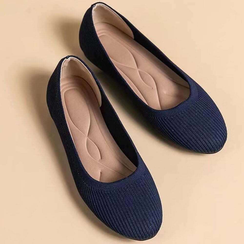 Dames comfortabele ergonomische ballerina's | Antislip