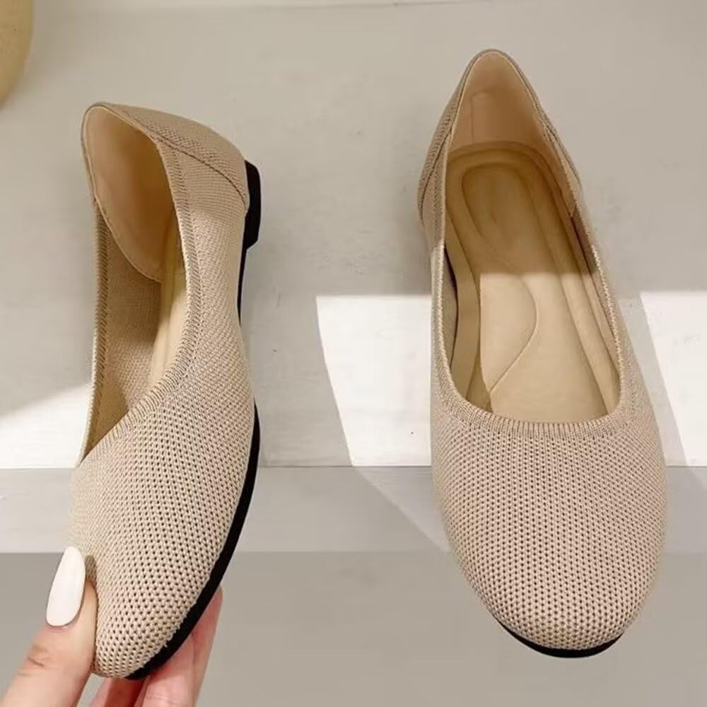 Dames comfortabele ergonomische ballerina's | Antislip