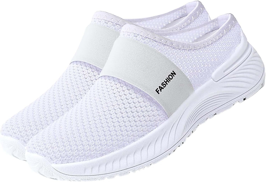 Dames Slip-On Sneakers met Klittenband - Comfortabel & Innovatief