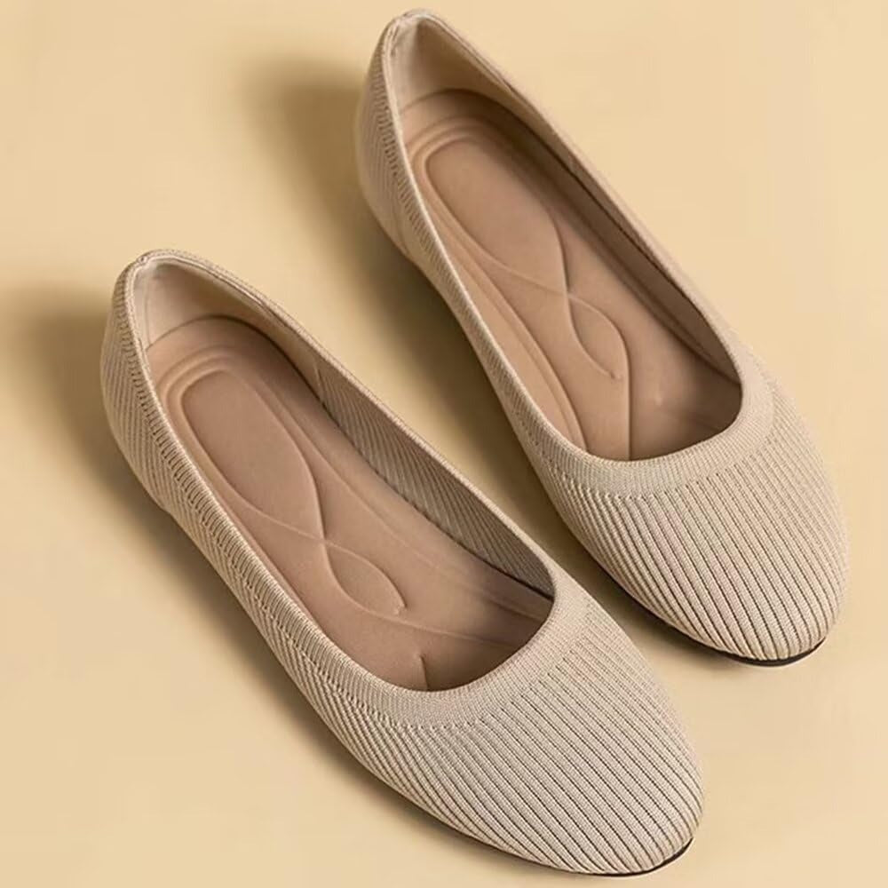 Dames comfortabele ergonomische ballerina's | Antislip
