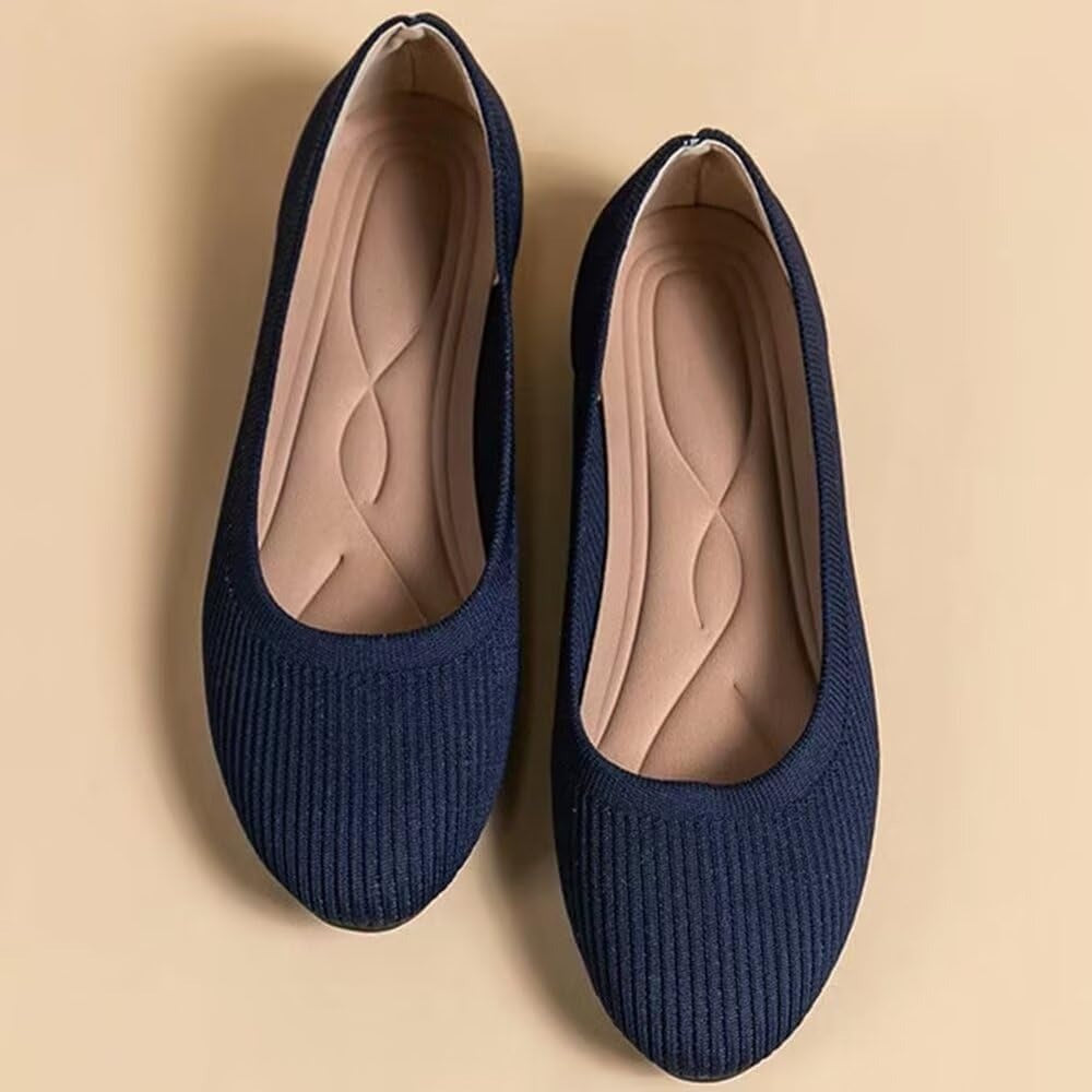 Dames comfortabele ergonomische ballerina's | Antislip