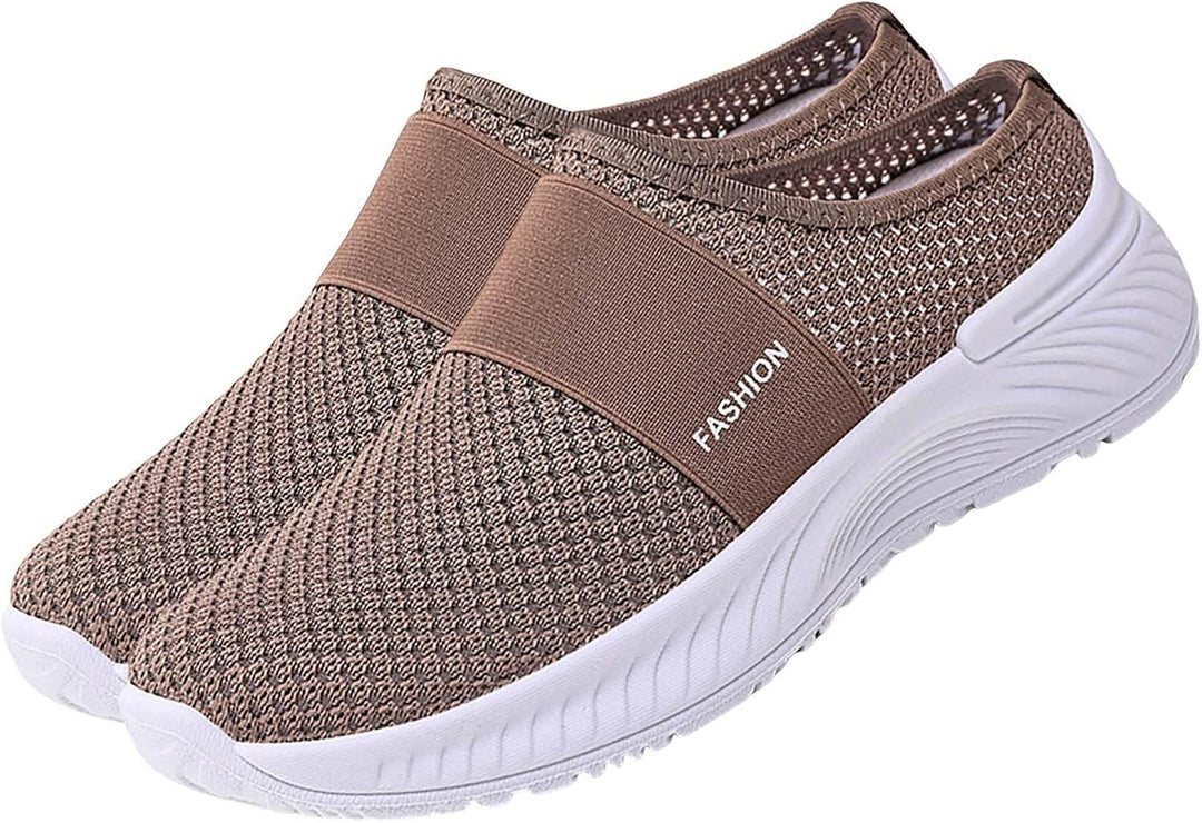 Dames Slip-On Sneakers met Klittenband - Comfortabel & Innovatief
