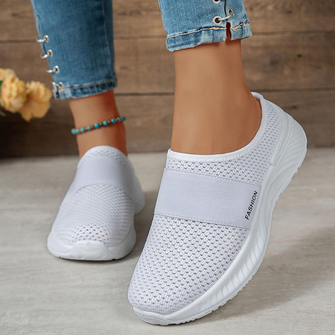 Dames Slip-On Sneakers met Klittenband - Comfortabel & Innovatief