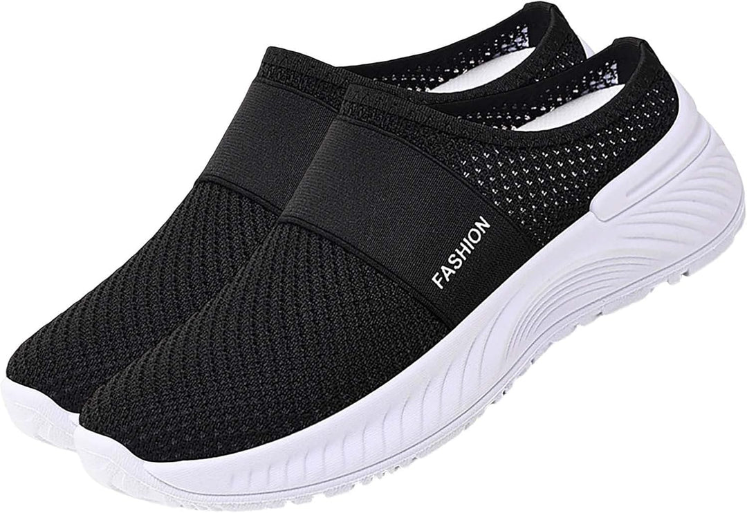 Dames Slip-On Sneakers met Klittenband - Comfortabel & Innovatief