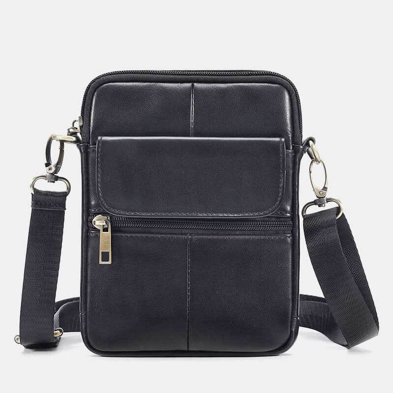 Heren Leren Schoudertas