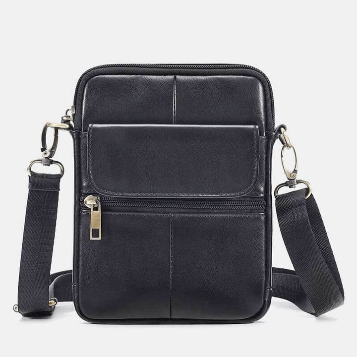 Heren Leren Schoudertas