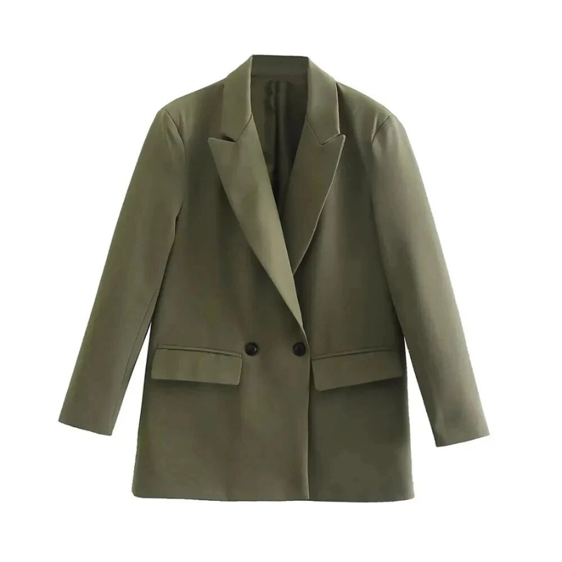 Stijlvol oversized dames jasje, een modieuze blazer mantel perfect voor elke trendy outfit dit najaar.