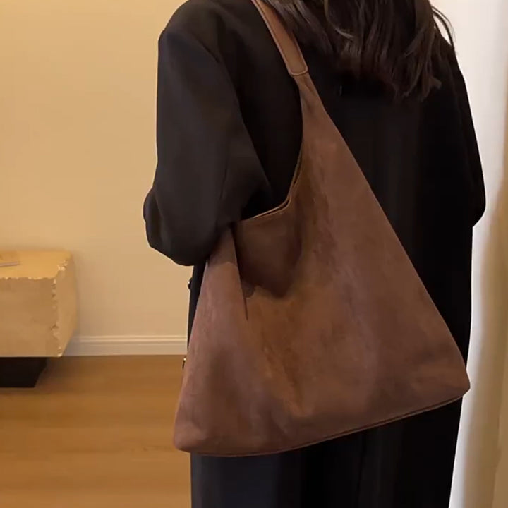 Kim Suède Dames Handtas - Stijlvol & Functioneel