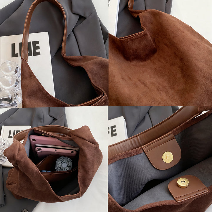 Kim Suède Dames Handtas - Stijlvol & Functioneel