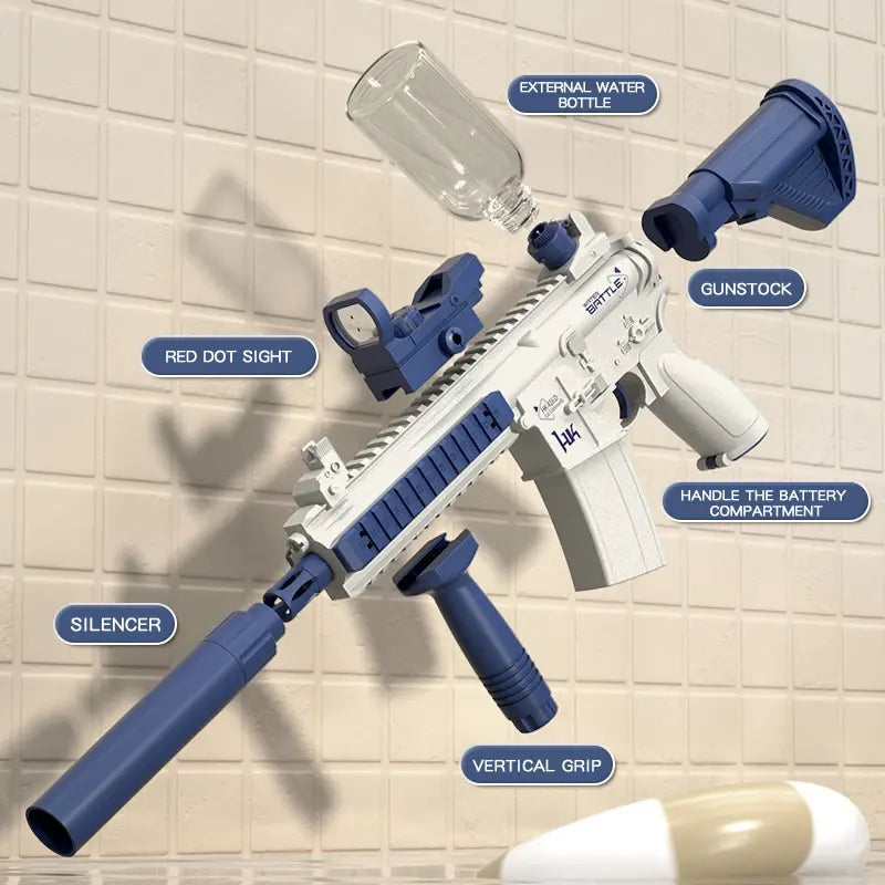 Elektrisch Waterpistool met Hoge Druk – Automatisch & Oplaadbaar