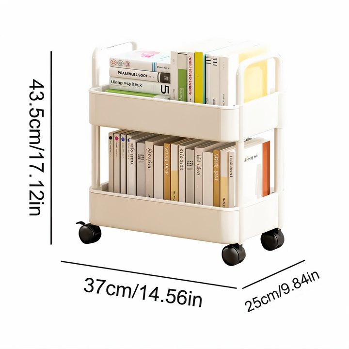 Veelzijdige Multifunctionele Boekenplank Wagen