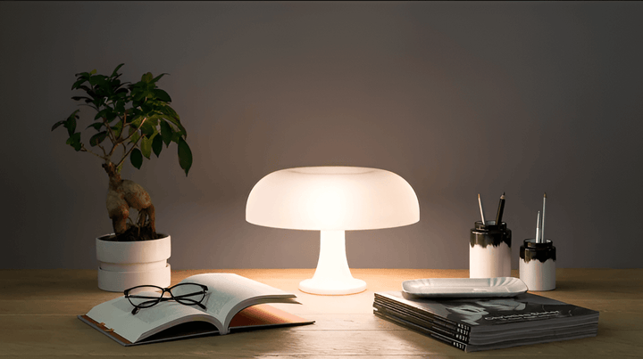 Stijlvolle MushGlow Vintage LED Tafellamp voor Thuis