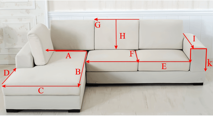 Sofaovertrek met Antislip Technologie