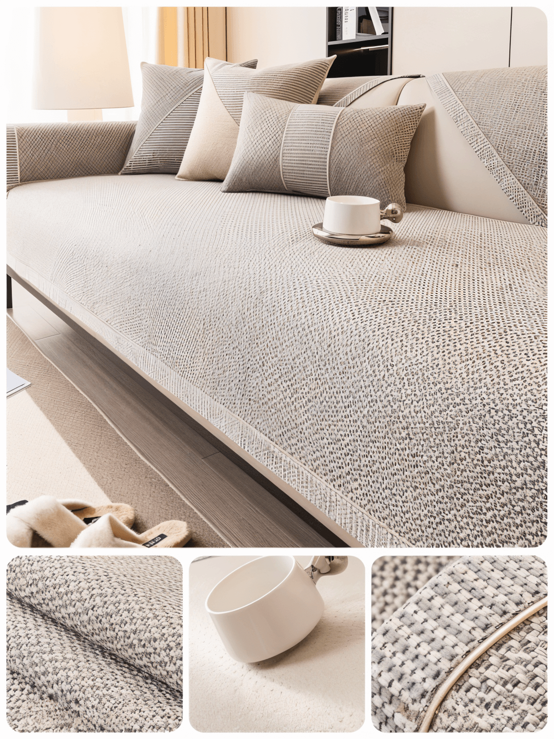 Sofaovertrek met Antislip Technologie