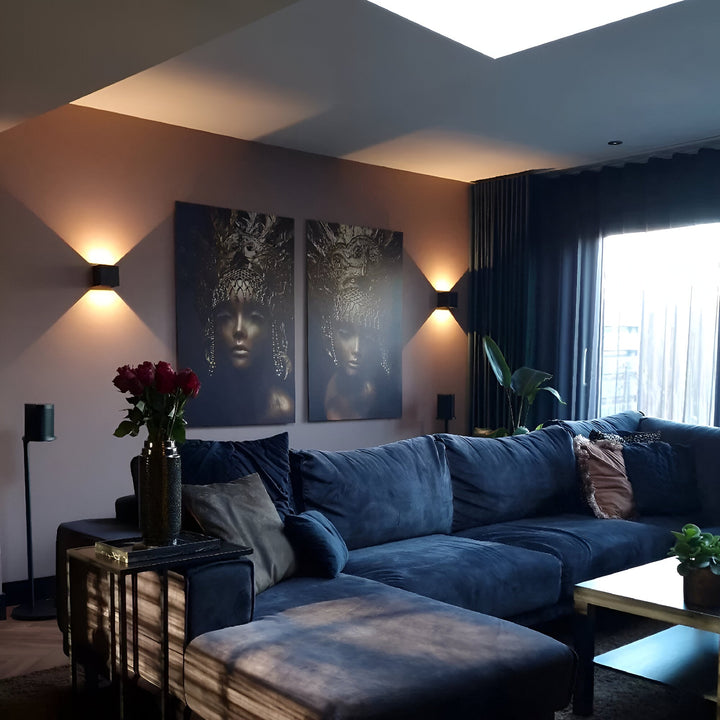 Elegante wandlamp met instelbare LED-verlichting
