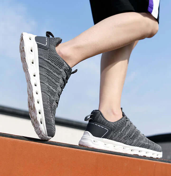 Heren Comfort Schoenen met Brede Neus & Veerkrachtige Zool