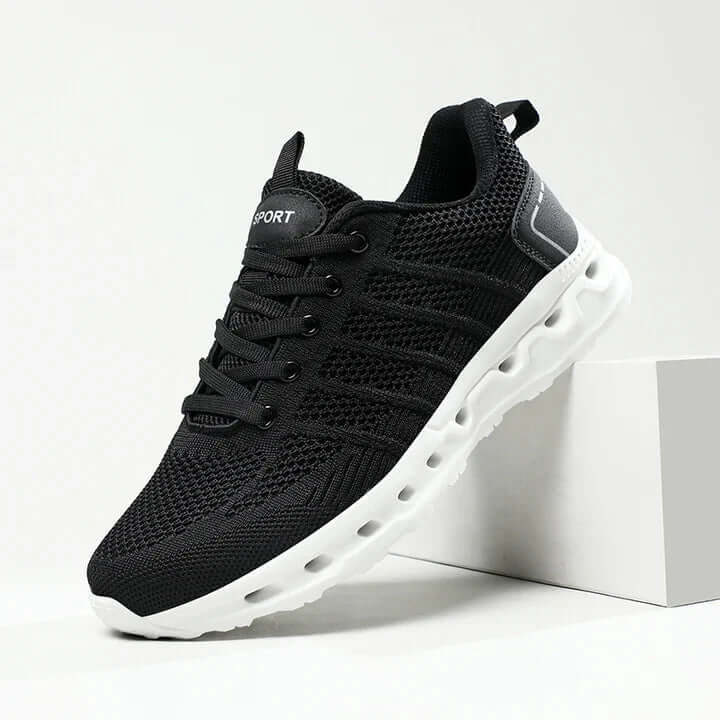 Heren Comfort Schoenen met Brede Neus & Veerkrachtige Zool