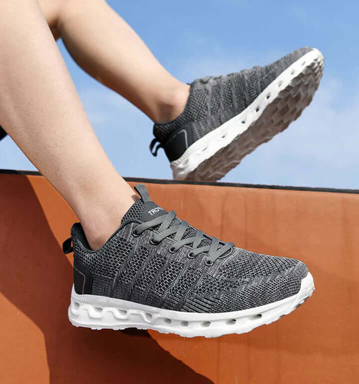 Heren Comfort Schoenen met Brede Neus & Veerkrachtige Zool