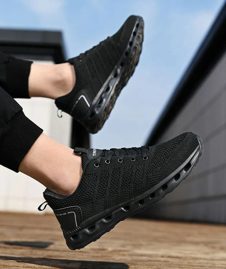 Heren Comfort Schoenen met Brede Neus & Veerkrachtige Zool