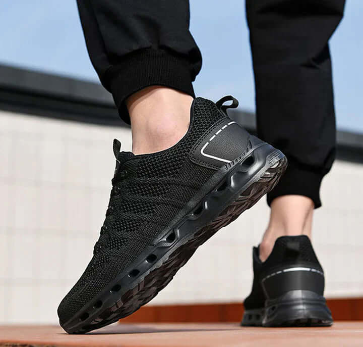 Heren Comfort Schoenen met Brede Neus & Veerkrachtige Zool