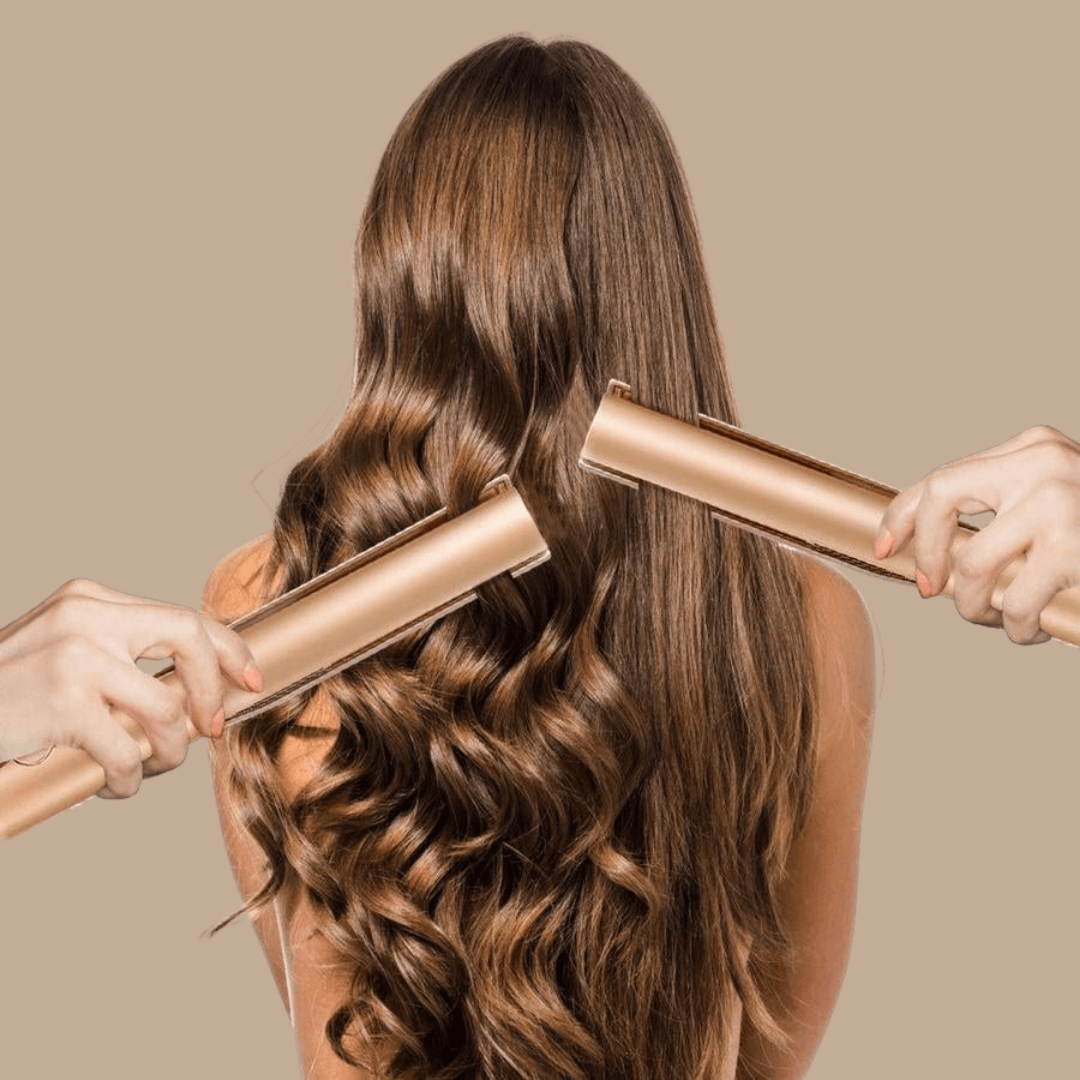 2-in-1 Hairstyler: Krullen & Glans met één Apparaat