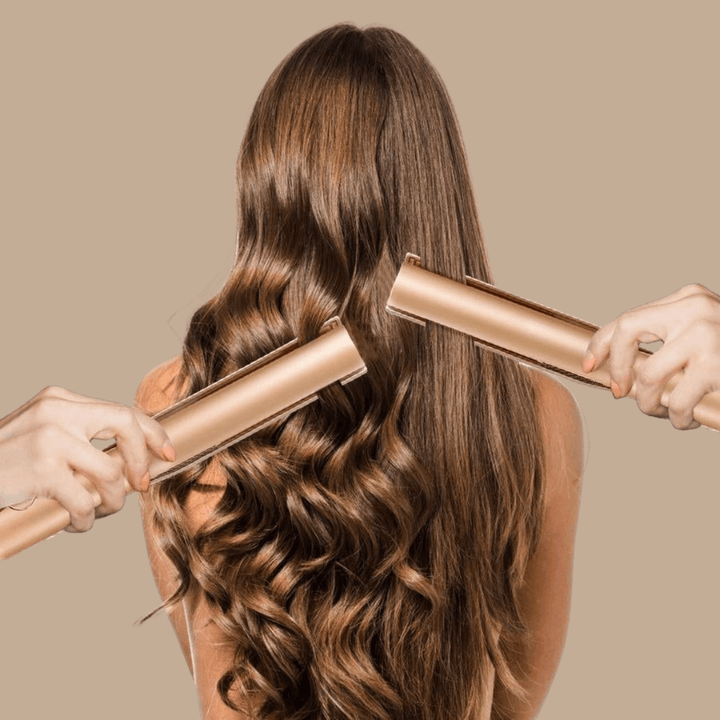 2-in-1 Hairstyler: Krullen & Glans met één Apparaat