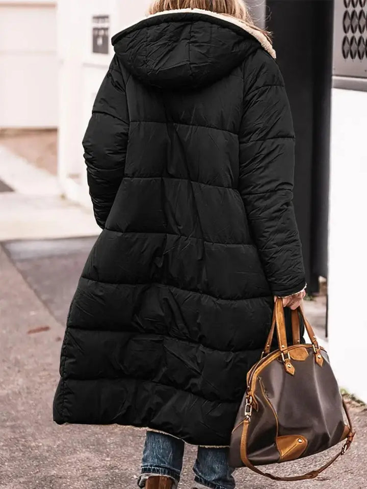 Warme en Comfortabele Dames Winterjas met Teddy Voering