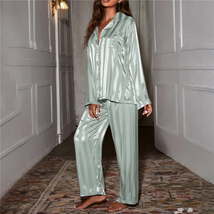 Dames Luxe Satijnen Pyjama