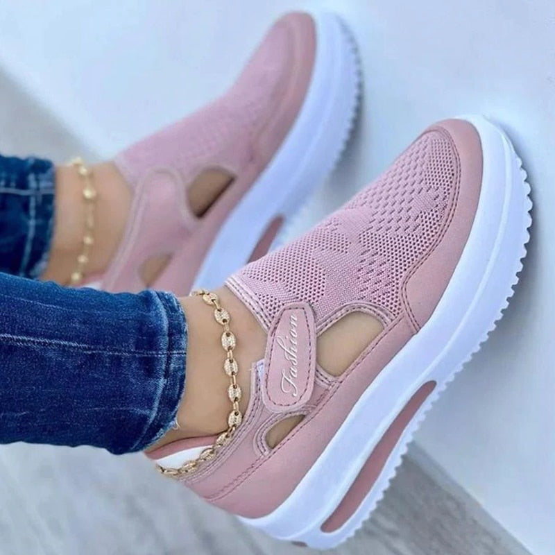 Trendy Sasa dames sneakers met plateauzool; uniek, comfortabel en stijlvol voor een casual look.
