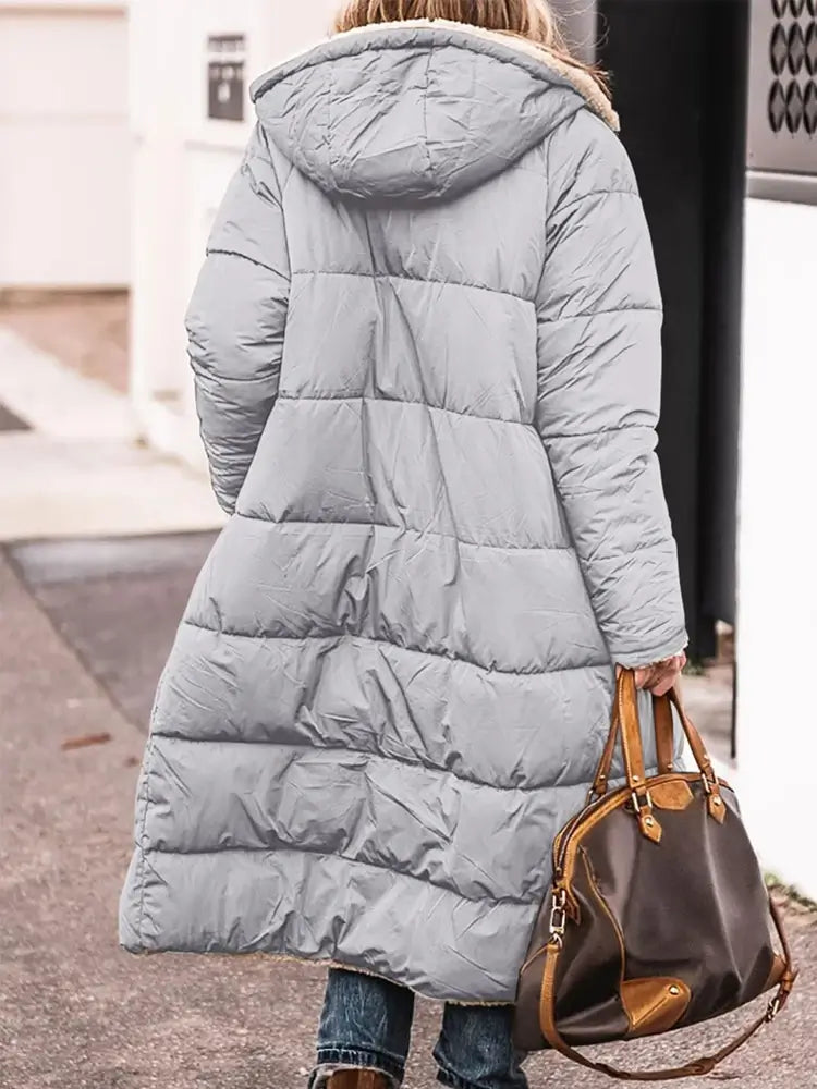 Warme en Comfortabele Dames Winterjas met Teddy Voering